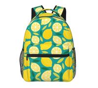 Sac a Dos Ecole avec compartiment Sac à Dos pour Enfants L'art de l'arbre Le-Mon Personnalisé Cartable Scolaire pour Garçons Quotidien Ecole 29X40cm