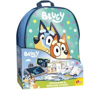 Sac à dos école de dessin et coloriage - LISCIANI - Bluey - Activités éducatives - Ardoises incluses