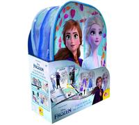 Lisciani – École coloriage et dessin Elsa Frozen 92925 – Sac à dos, feutres – Multicolore