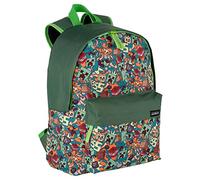 Sac à dos école Minecraft Crazy - poche principale et poche avant - adaptable aux chariots - compartiment pour ordinateur et intérieur doublé - bretelles et dos rembourrés - 39x30x14 cm - Toybags