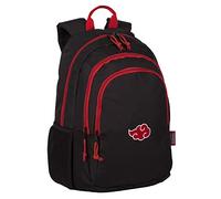 Sac à dos école Naruto Cloud - deux poches principales et poche avant - poches latérales - compartiment pour ordinateur et intérieur doublé - adaptables aux chariots - 19x31x42 cm - Toybags