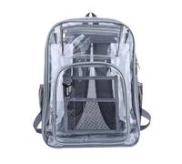 Sac à Dos École Sac a Dos Ecole Ados Fille Transparent Sac D'école College Garcon Sac à Dos Scolaire Lycee Garçon Sac à Dos Lycée Ecolier Ado Fille Collège Sac à Dos pour L'école Université Gris