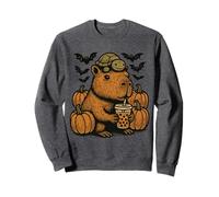 Sac à Dos Effrayant Capybara et Tortue Boba Kawaii Halloween Sweatshirt
