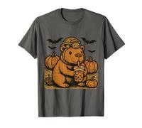 Sac à Dos Effrayant Capybara et Tortue Boba Kawaii Halloween T-Shirt