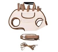 Sac à dos élégant pour animal domestique avec double méthode de transport à la main et à l'épaule pour un transport sûr et confortable