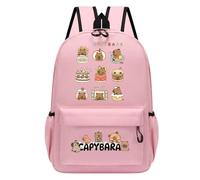 Sac à dos élégant pour enfants inspiré du capybara compagnon idéal pour l'école et les activités quotidiennes design pratique et stylé (One Size)