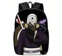 Sac à dos élégant pour hommes et femmes, motif dessin animé, Oxford, durable, avec bretelles réglables, blanc, idéal pour les voyages, l'école et le travail, avec un design audacieux, s Noir