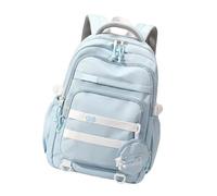 Sac à dos élégant Sac à dos charmant école Larca Grande capacité Packs Casual Sac de voyage esthétique école Grande capacité Packs Journée Étudiant Sac Écoles, bleu, Mass Beauty