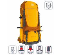 Sac à dos Élémenterre Talca 50 L Jaune 50 L