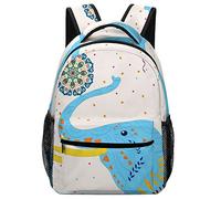 Sac À Dos Elephant Circus Sac D'École Loisirs Cartable Léger Bookbag pour Étudiant Voyage Cadeau Rentrée