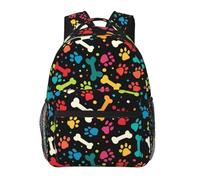 Sac À Dos Empreinte De Patte De Chien Mignonne Cartable Scolaire