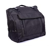 Sac à dos en accordéon rembourré imperméable en matériau Oxford 1200D, Organisateur D'Accordéon Housse Gig Accordéon Rangement Accordéon Sac Standard pour Accordéons 48/60/72/80/96/120 Bass Piano,Noir