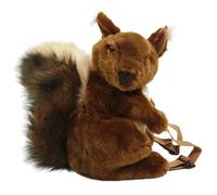 Sac à dos en acrylique collection SOFT ANIMALS écureuil marron
