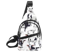 Sac à dos en bandoulière pour femme, chien, chat, chiot (2), Multicolore 12., 11.8x7x1.5in/30x18x4cm