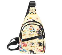 Sac à dos en bandoulière pour femme, chien, chat, chiot (2), Multicolore 18., 11.8x7x1.5in/30x18x4cm