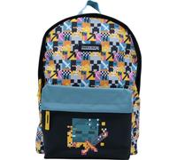 TOYBAGS Sac à Dos américain Minecraft Pixel 42 x 31 x 13,5 cm Scolaire Mixte Enfant, Noir, L