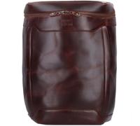 Sac à dos en cuir - Buckle & Seam - Siwa - 47 cm - Compartiment pour ordinateur 15,6 po - Marron