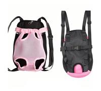 Sac à dos en denim pour chien ou chat - Sac de transport pour petits chiens et chiots - Sac de transport Kedi pour animaux de compagnie (monocouleur, M)