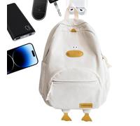 Sac à Dos En Forme D'animal | Sac à Dos D'école Drôle - Sac à Dos Souple En Forme De Canard De Dessin Animé - Sac De Canard De Grande Capacité à Poches Multiples Avec Bretelles Réglables Pour Garçons