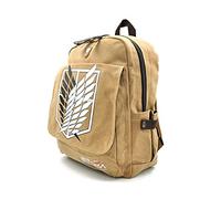 Sac à Dos en Lin Bataillon d'Exploration pour Fans de L'Attaque des Titans | Modèle: Brun
