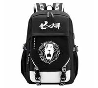 Sac à dos en nylon avec imprimé de personnages de l'anime The Seven Deadly Sins - Pour les fans de manga - Cadeau de cosplay, Noir 7, taille unique