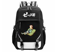 Sac à dos en nylon avec imprimé personnage de dessin animé The Seven Deadly Sins pour les fans de manga, cadeau de cosplay, Noir 5, taille unique