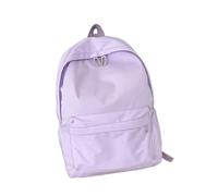 Sac à dos en nylon de couleur unie for femmes et filles, cartable d'école | Le design de couleur unie offre un look simple et polyvalent for n'importe quelle tenue.(Color4)