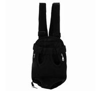 Sac à Dos en Nylon pour Chien, Porte-Poitrine Avant pour Petits Chiens (L) | Sac de voyage réglable pour porte-animaux avant, support rembourré doux mains libres, fermeture éclair des deux côtés