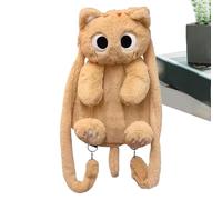 Sac à dos en peluche chat - Carnet pour tout-petits dessin animé Satchel d'animaux flous | Joli sac à bandoulière pour les jardins d', l'école maternelle avec, données de jeu