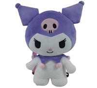 CyP Brands Sac à dos Hello Kitty Sanrio Kuromi peluche Figurine 3D Violet Produit officiel