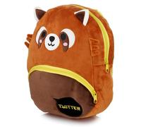 Puckator Sac à dos en peluche Panda rouge Maternelle