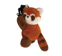 Sac à dos en peluche panda roux,sac à dos en peluche panda roux | Sac à bandoulière en peluche | Sangle réglable, sac à main de voyage, sacoche décontractée, peluche pour les amoureux des animaux