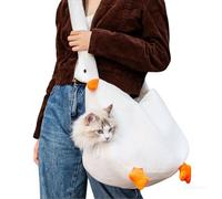 Sac à Dos en Peluche pour Animaux de Compagnie - Sac de Voyage Chaud d'hiver, de Transport Anti-évasion, Design d'équipement de Soutien de Sortie pour Compagnon Confortable | Pett Comfort Mobility