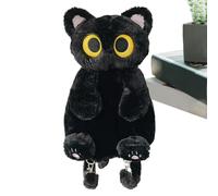 Sac à dos en peluche pour chat - Sac à dos flou, sac à dos pour, sac en peluche chat de dessin animé, sacs de rangement pour l'école pour garçons et filles, excellent cadeau pour les