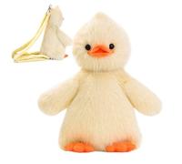 Sac à dos en peluche, sac à dos de dessin animé - Jouet en peluche canard avec sangle réglable - sac à bandoulière pour, filles, garçons, voyage, shopping, école, usage quotidien