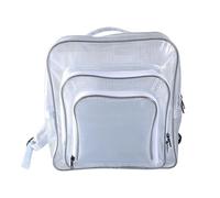 Sac à dos en PVC anti-poussière de 43,2 cm pour pièces propres, transparent | Sac d'ordinateur avec compartiment étanche à la poussière, multifonction, ergonomique, pour homme et femme