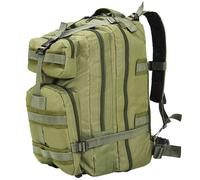 vidaXL Sac à dos en style militaire 50 L Vert olive - randonnée et camping