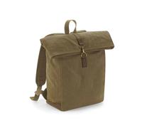 Sac Ã dos en toile cirÃ©e traditionnel Quadra Beige TU