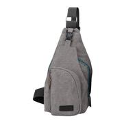 Sac à dos en toile décontracté et léger pour voyage, randonnée, cyclisme, taille L, gris, Taille unique