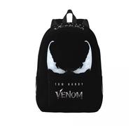 Sac à dos en toile du film Venom The Last Dance (2024) pour ecoliers, garcons et filles, ideal pour les voyages Noir