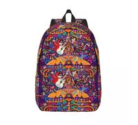 Sac à dos en toile personnalise Hector Rivera et Miguel Riveras pour hommes et femmes, cartable basique pour l'ecole et le collège, sacs CoCo Noir