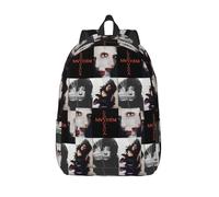 Sac à dos en toile pour adolescent, album Mayhem, Lady Gaga, durable, pour le lycée, le travail, la musique, pour hommes et femmes, pour ordinateur portable Noir