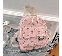 Sac à dos en velours côtelé léger et de grande capacité, convenant aux voyages, aux sorties printanières, à l'école ou comme petit sac. Motif imprimé aléatoire. Ce sac à dos est rempli d'une atmosphèr