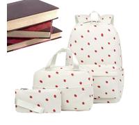 Sac à dos en velours côtelé pour filles, trousse à crayons, boîte à déjeuner pour sport, université, voyage, vacances, activités de plein air, randonnée, camping, excursion d'une journée, C