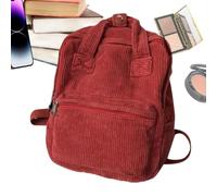 Sac À Dos En Velours Côtelé Pour L'École Capacité Élevée, Poignée Haute, | Sacoche Pour Ordinateur Portable Adolescentes pour Fille, Garçon, Femme, Homme, Sorties