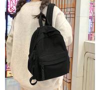 Sac à dos en velours côtelé tricoté de couleur unie, de taille moyenne, avec fermeture éclair. Il est léger, doux et convient à un usage quotidien décontracté. Il peut être utilisé comme sac à dos sco