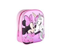Disney Sac à dos enfant 3D Minnie – Fille Rose – Taille unique