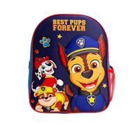 Sac à Dos Enfant 3D Pat'Patrouille Paw Patrol | Sac à Dos Scolaire avec Fermeture Éclair pour Crèche, Excursions et Voyages | Design Chase Marshall et Rubble