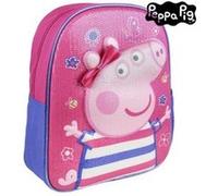 Artesania Cerda Mochila Infantil 3D Peppa Pig, Sacs à dos fille, Rose (Rosa), 10x31x25 cm (W x H L)