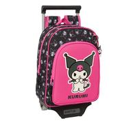 Safta Kuromi Wheeled Backpack Rose Enfants